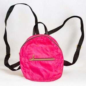 SHEIN Vibrant Pink Backpack with Black Straps